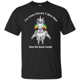 Funny Unicorn Halloween Shirt For Guys_black=