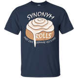 Synonym rolls just like grammar used to make T-shirt_Black