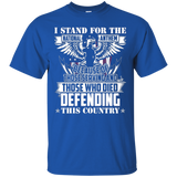 I Stand For The National Anthem Veteran T-shirt_black=