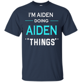 I'm Aiden Doing Aiden Things Funny First Name T-shirt_black=