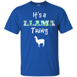 It's A Llama Thing Funny Tee Shirt, Llamas Graphic