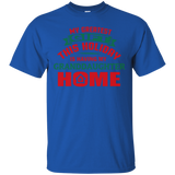 Granddaughter Home For Holidays T Shirt For The Holidays_black