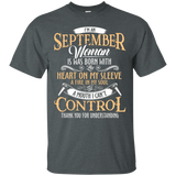I'm An September Woman Birthday T-shirt Gift Present For Her