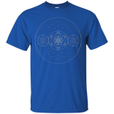 Metatrons Cube Sacred Geometry T Shirt_Black