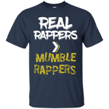 T Shirt for Hip Hop Heads Who Like Real Rappers not Mumble_Black