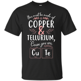 Copper And Tellurium- Scientist And Science Lover T-shirt_black