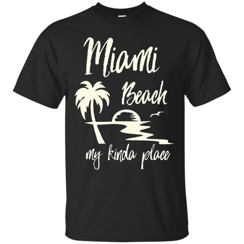 Miami Beach Is My Kinda Place Tee Shirt_Black