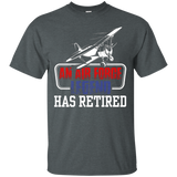 Cool T Shirt For Air Force. Retirement Gifts For Grandad_black
