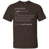 Scientist Definition Shirt, Funny Cute Science Nerd Gift_Black