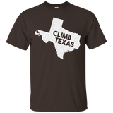 Rock Climbing Texas, Perfect for Climber T-shirt_Black