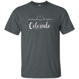 Colorado Heart Line Tshirt_black