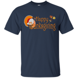 Happy Thanksgiving T Shirt_black
