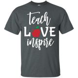 Teach Love Inspire Apple Funny Teacher Day Gift_black=