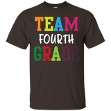 Team Fourth Grade Teacher Education T-Shirt_Black