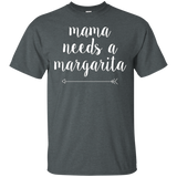 Women's Mama needs a margarita Mothers Day Mom T-Shirt_Black