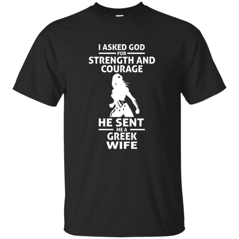 Strength and Courage Greek shirt_Black