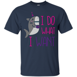Shark TShirt Shark Unicorn I Do What I Want_Black