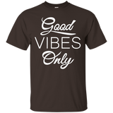 Good Vibes Only - Cute Inspiration Goal Dream Retro Tees_black