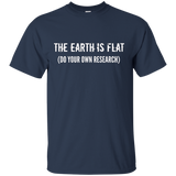 The Earth Is Flat Do Your Own Research t-shirt_Black