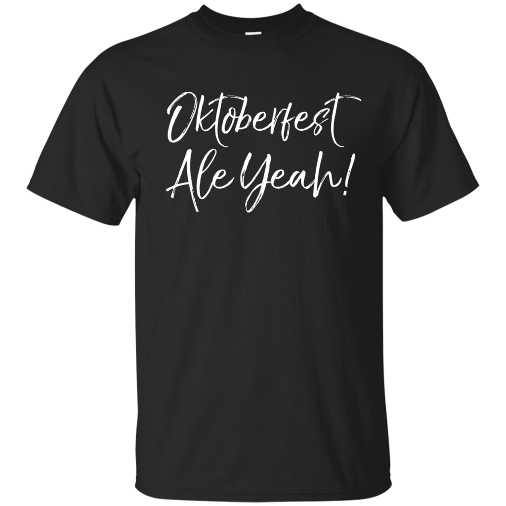 Oktoberfest Ale Yeah! Shirt Funny German Beer Drinking Tee_Navy