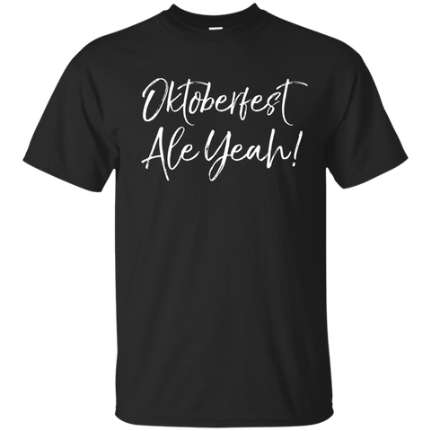 Oktoberfest Ale Yeah! Shirt Funny German Beer Drinking Tee_Navy