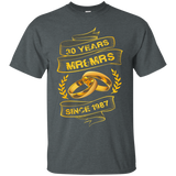 30th Wedding Anniversary Tshirt Mr&mrs Gifts For Couples_black