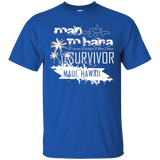 Road to Hana Survivor Maui Hawaii Tee Shirt_Black