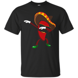 Funny Dabbing Chili Pepper Mexican Dab T-shirt_black=