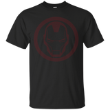 Iron Man Red Dropped Tonal Face Emblem Graphic