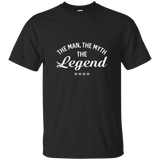 The Man The Myth The Legend T-shirt For Extraordinary Men_black