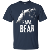 Papa Bear Best Dad TShirt Fathers Day Father Pop Gift_Black
