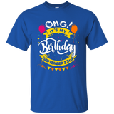 OMG! It's My Birthday Born On 23rd of September Gift T-Shirt_Black