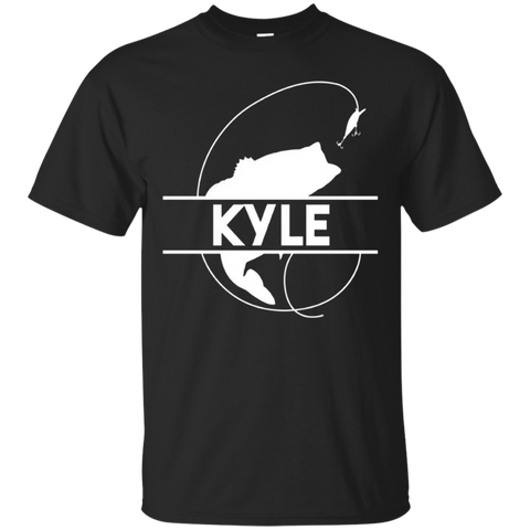 Kyle Fishing Name Pocket T-shirt First Name Monogram_black=