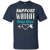 Support Wildlife Raise Boys T Shirt_Olive