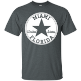 MIAMI Florida United States USA T-Shirt Relaxed Fit Tee_Black