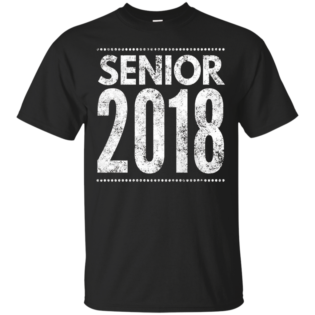 Senior Class Of 2018 T-Shirt Graduation Tee_Black
