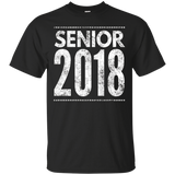 Senior Class Of 2018 T-Shirt Graduation Tee_Black