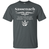 Sassenach Gaelic Sass-uh-nak Outlander or Foreigner T-Shirt_Black