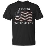 I Stand National Anthem T Shirt National Anthem I Dont Kneel_black=