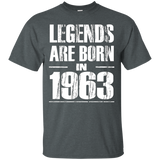 Legends Are Born In 1963 Shirt Funny 54th Birthday Gift Tee