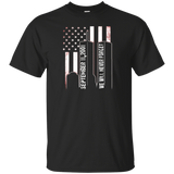 September 11 2001 We Will Never Forget Patriot Day Shirt_Black