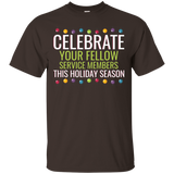 Celebrate Your Service Members This Holiday Season T-shirt_black