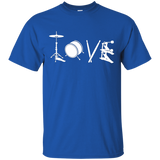 Drummer All You Need Is Love T-shirt_black