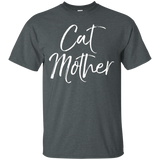 Cat Mother Shirt Fun Cute Mom Feline Tee_black