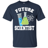 Future Scientist Stem Science Love Costume T-shirt_black=