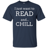 Chill Reading T Shirts. Funny Gifts Ideas For Readers._black
