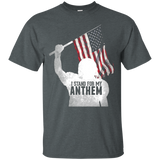 I Stand For The National Anthem T-shirt American Football_black