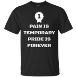 First Place Winner Pain Is Temporary Competition Trendy Tee_black=