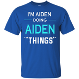 I'm Aiden Doing Aiden Things Funny First Name T-shirt_black=