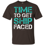 Time To Get Ship Faced Shirt - Cruise Ship T-Shirt_Black